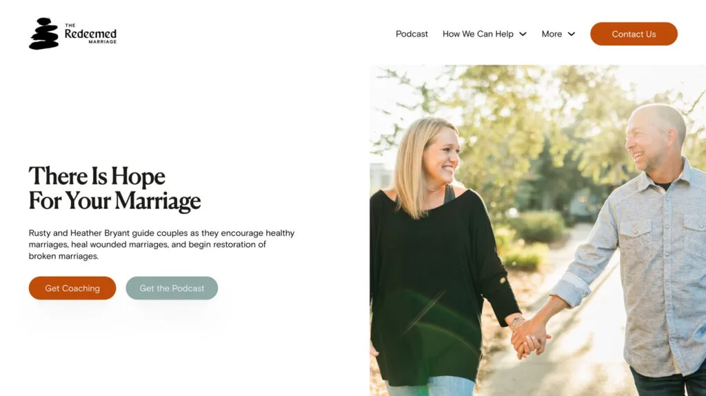 The Redeemed Marriage Podcast — homepage